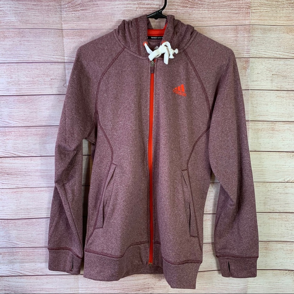 Adidas Climawarm Full Zipper Hoodie Jacket Small